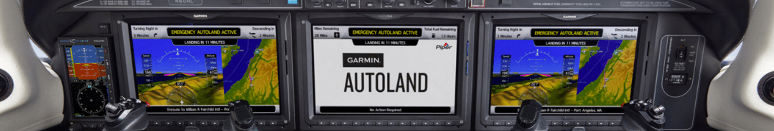 Exempel på flygprodukter från Garmin