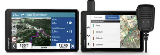 Exempel på Outdoor-produkter från Garmin